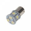 22713 led zarovka 12v s patici bau 15s bila 9led 3smd
