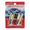 LED žárovka 12-24V s paticí BAY15D (dvouvlákno) bílá 33LED/5730SMD s čočkou