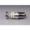 žárovka LED 12V-24V 21W BA15s 48 LED 3014 s vyzařováním do paraboly