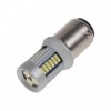 116421 led zarovka bay15d dvouvlakno bila 12v 30led 4014smd