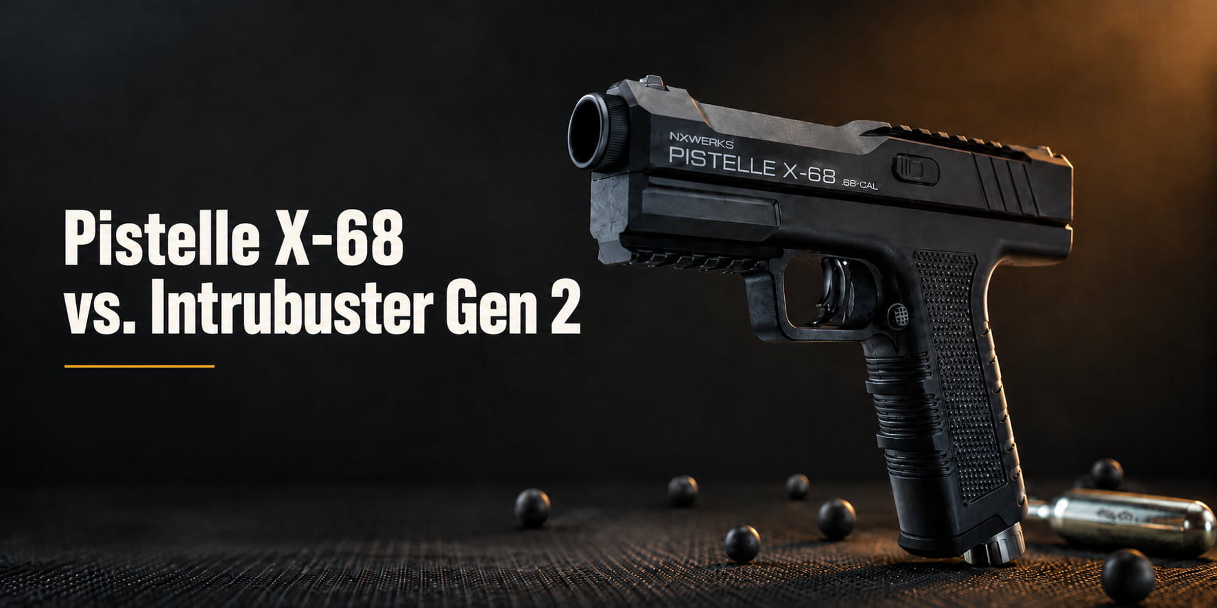 Pistelle X-68 vs. Intrubuster Gen 2: srovnání T4E zbraní .68