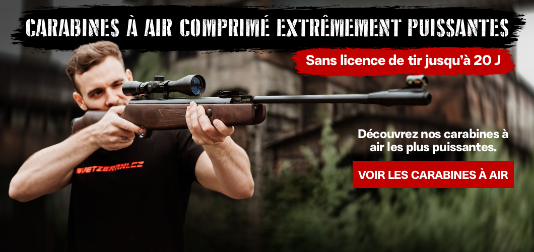 Carabines à air comprimé aux performances extrêmes