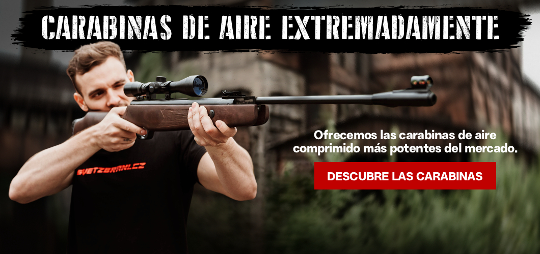 Carabinas de aire extremadamente potentes