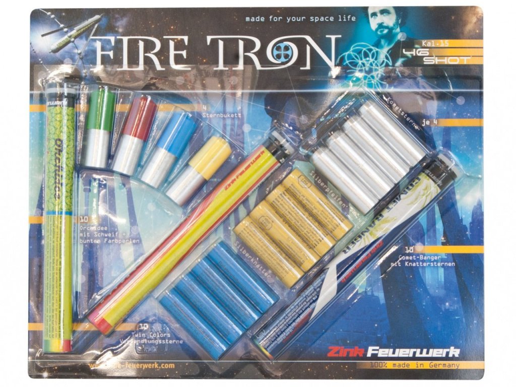 Pyro světlice Fire Tron set 46ks