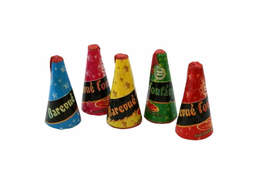 Pyrotechnics Colored Fountains 5pcs