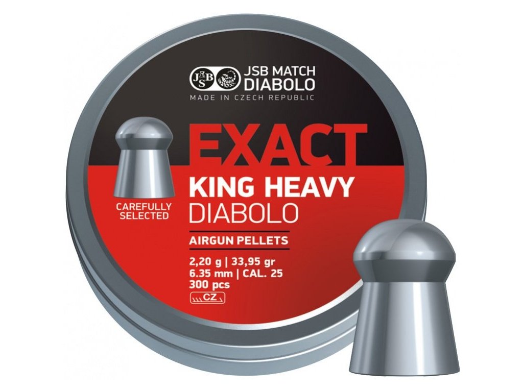 Diabolo JSB Exact King Heavy 300db cal.6,35mm