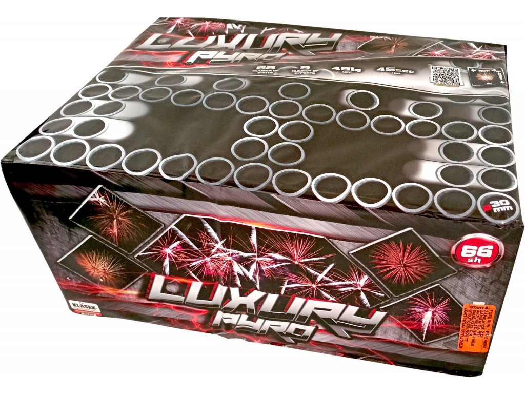 Pyrotechnics Compact 66 rounds / 20mm Luxury Pyro