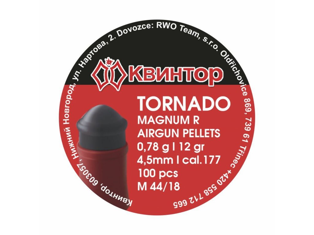 Kvintor Tornado Magnum R cal.4,5mm 100pcs