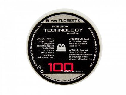 Cartouches de départ 6 mm short 100 pcs Pobjeda MAXX Tech