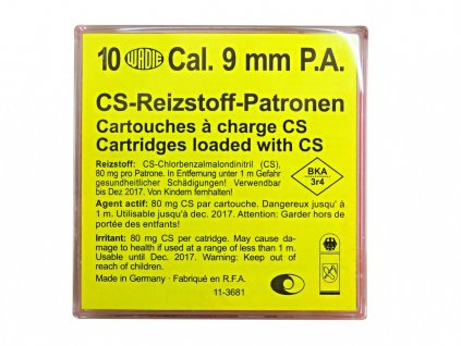 Gázpatronok CS 9mm pisztoly Wadie 10db 10db