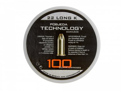Startovací náboje 6mm Long revolver 100ks Pobjeda MAXX Tech