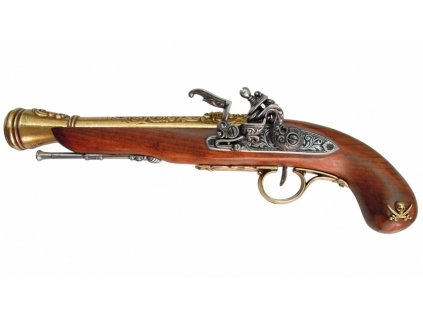 15760 1 replika piratska pistole 18 stol francie mosaz