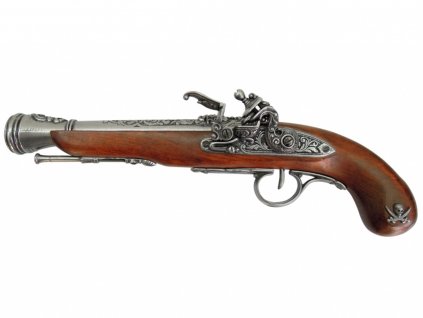 15763 1 replika piratska pistole 18 stol francie nikl