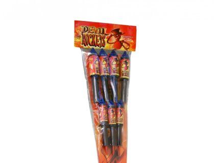 Pirotecnia Cohetes Devil Rocket 7 uds.