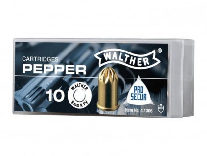 Cartușe cu gaz PV-S 9mm revolver 10pcs Supra Pepper Walther