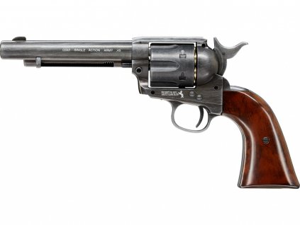 20019 1 vzduchovy revolver colt saa 45 diabolo antique