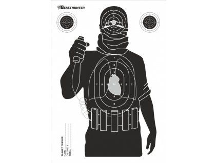 Cible silhouette Beast Hunter Terror 10 pcs