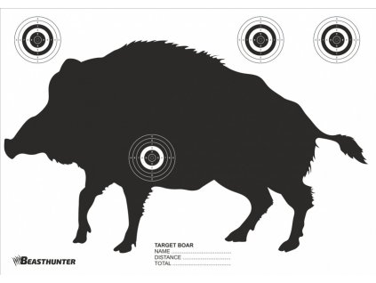 Terč silueta Beast Hunter Boar 10ks