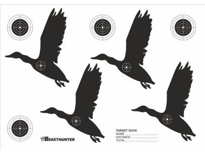 Cible silhouette Beast Hunter Duck 10 pcs