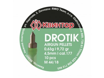 Diabolo Kvintor Drotik cal.4,5mm 10ks