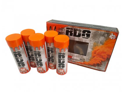 31544 pyrotechnika dymovnice trhaci oranzova 5ks