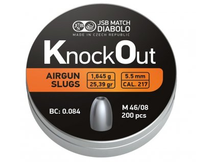 Diabolo JSB KnockOut Slugs .217 200ks cal.5,5mm