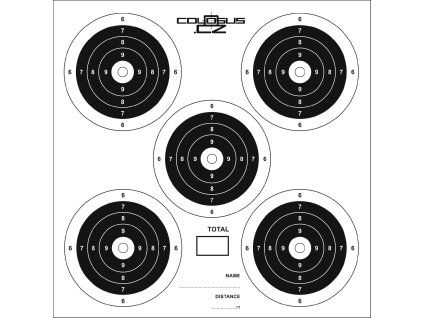 33242 terce colosus 14x14cm 5 target bal 100ks