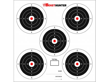 33245 terce beasthunter 17x17cm 5 target bal 100ks