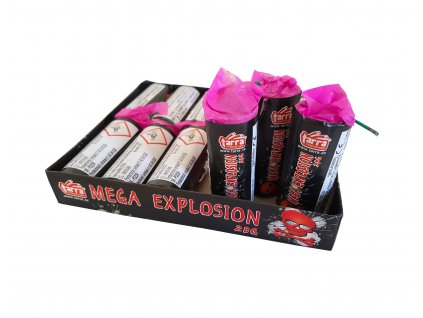 33668 pyrotechnika petardy mega explosion 12ks