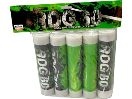 51501 pyrotechnika dymovnice skrtaci zelena 5ks