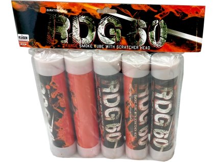 51516 pyrotechnika dymovnice skrtaci oranzova 5ks