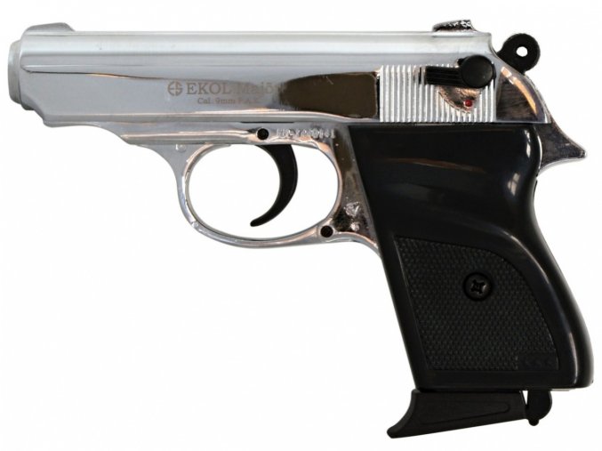 Plynová pistole Ekol Major chrom cal.9mm  Kategorie D