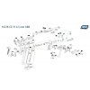 Luchtpistool CZ-75 P-07 Duty BlowBack bicolor