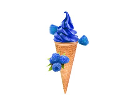 zmrzlina comprital modra malina.sorbet