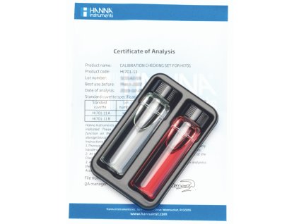 Set na kontrolu kalibrace pro kolorimetr Checker HC®