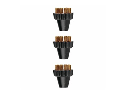 PAEU0297 set 3 ks kartacku mosazna kovova vlakna pro polti Vaporetto Lecoaspira unico