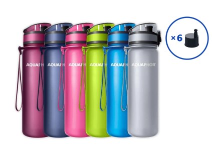 Filtrační láhev AQUAPHOR City 500 ml 2filtry varianty kopie