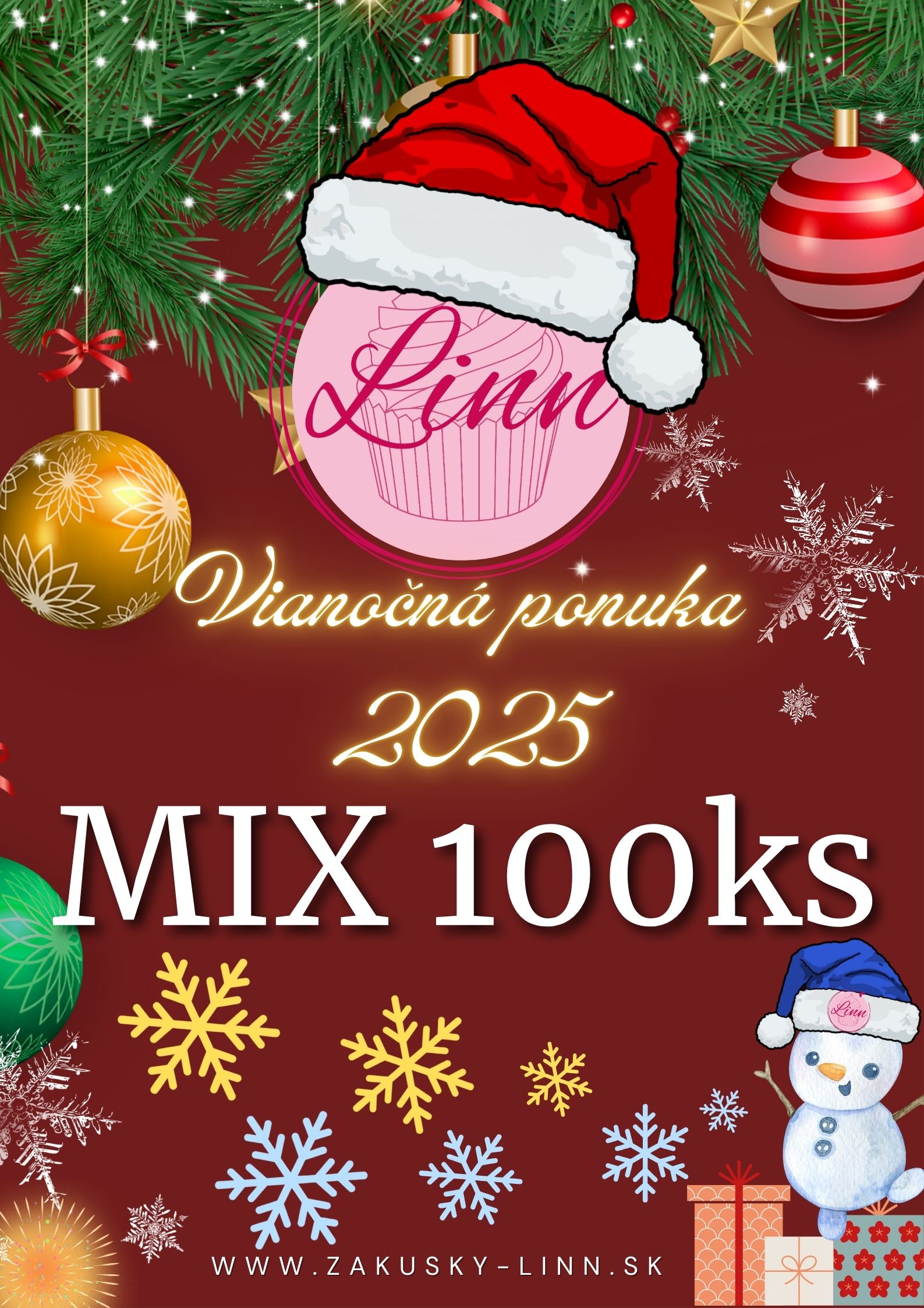 Vianočný mix 100ks