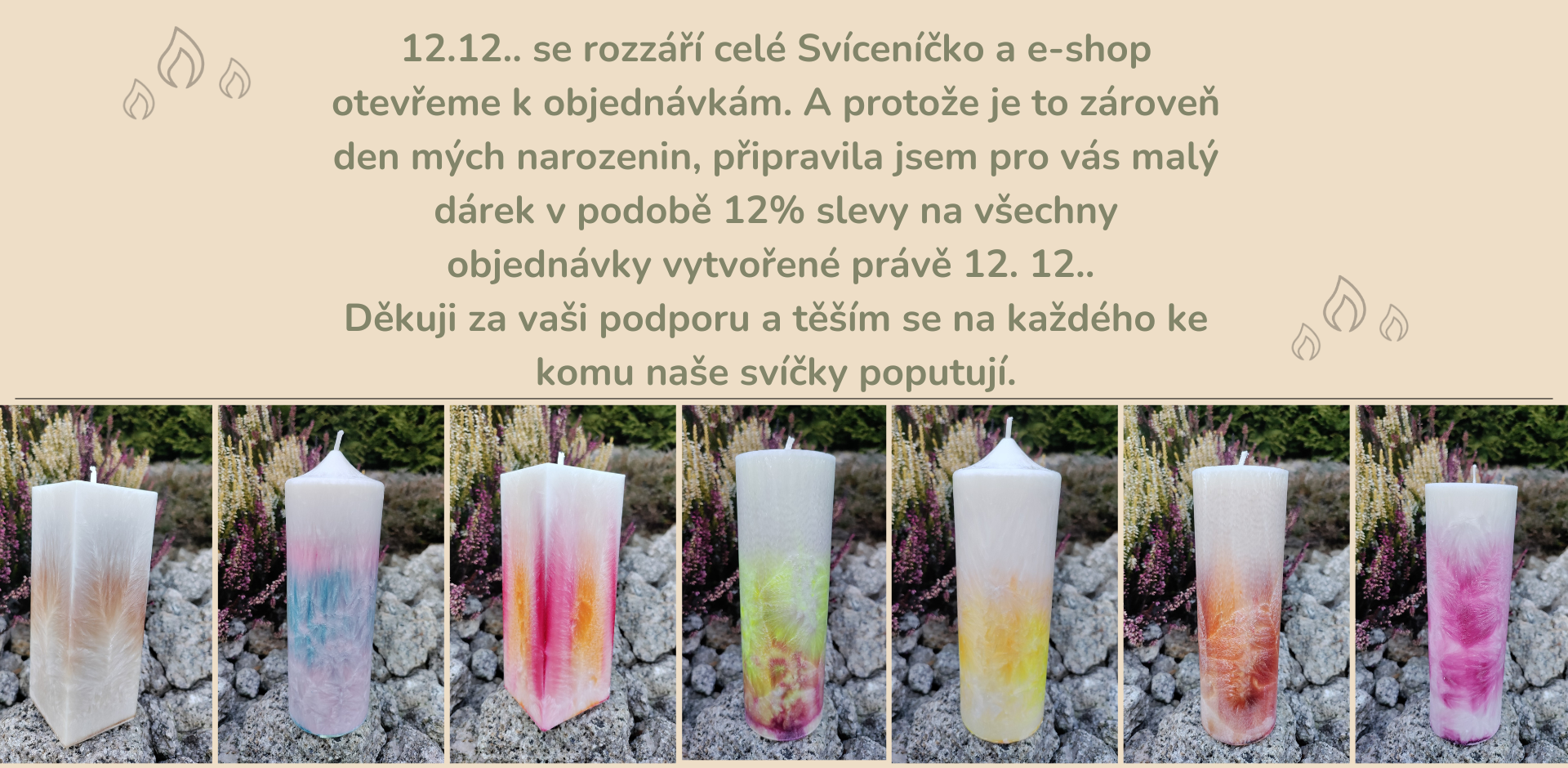 Oznámení o spuštění eshopu a slevě