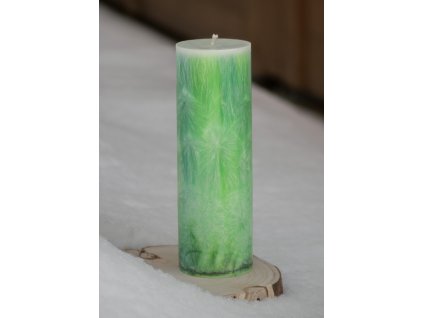 Palmová svíčka 20cm – Přichází čerstvý vzduch a nová energie