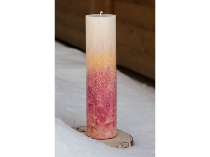 Palmová svíčka 28cm –  Svíčka pro rok 2026. Oheň, síla, energie.