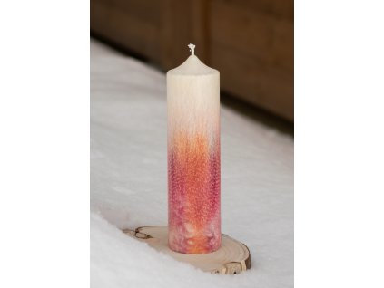 Palmová svíčka 20cm – Svíce pro rok 2026. Ohnivý kůň, síla, nespoutanost a odvaha.