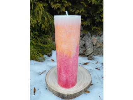 Palmová svíčka 20cm - Radost a energie