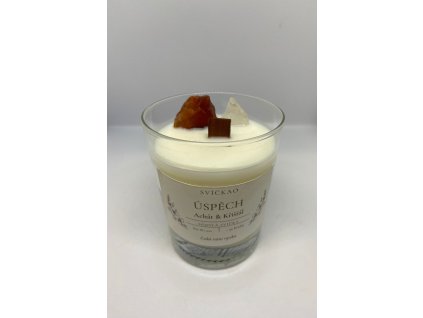 Svíčka s krystaly - Úspěch