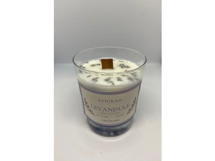 Levandule- Sójová svíčka