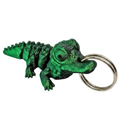 mini krokodýl přívěsek
