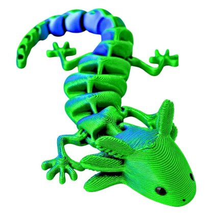 3D axolotl mládě