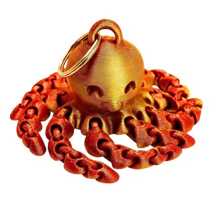 3D chobotnice přívěsek