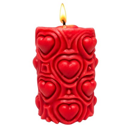 valentýnská svíčka