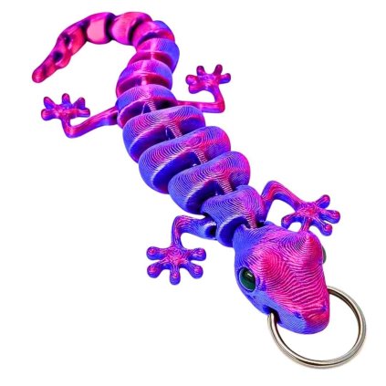 3D ještěrka Gekon přívěsek